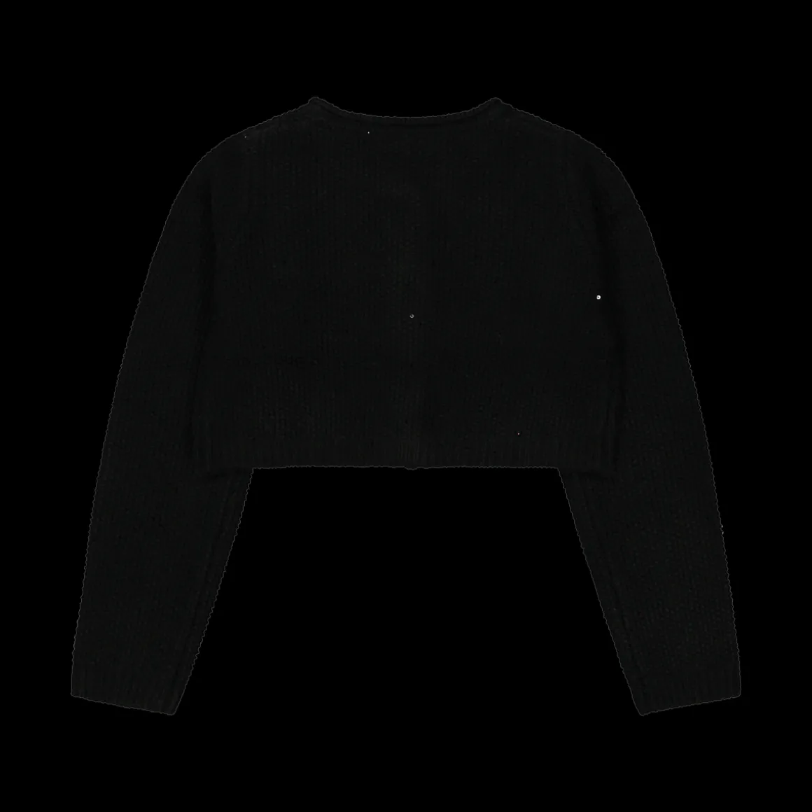 Cardigan tricot con paillettes per bambina