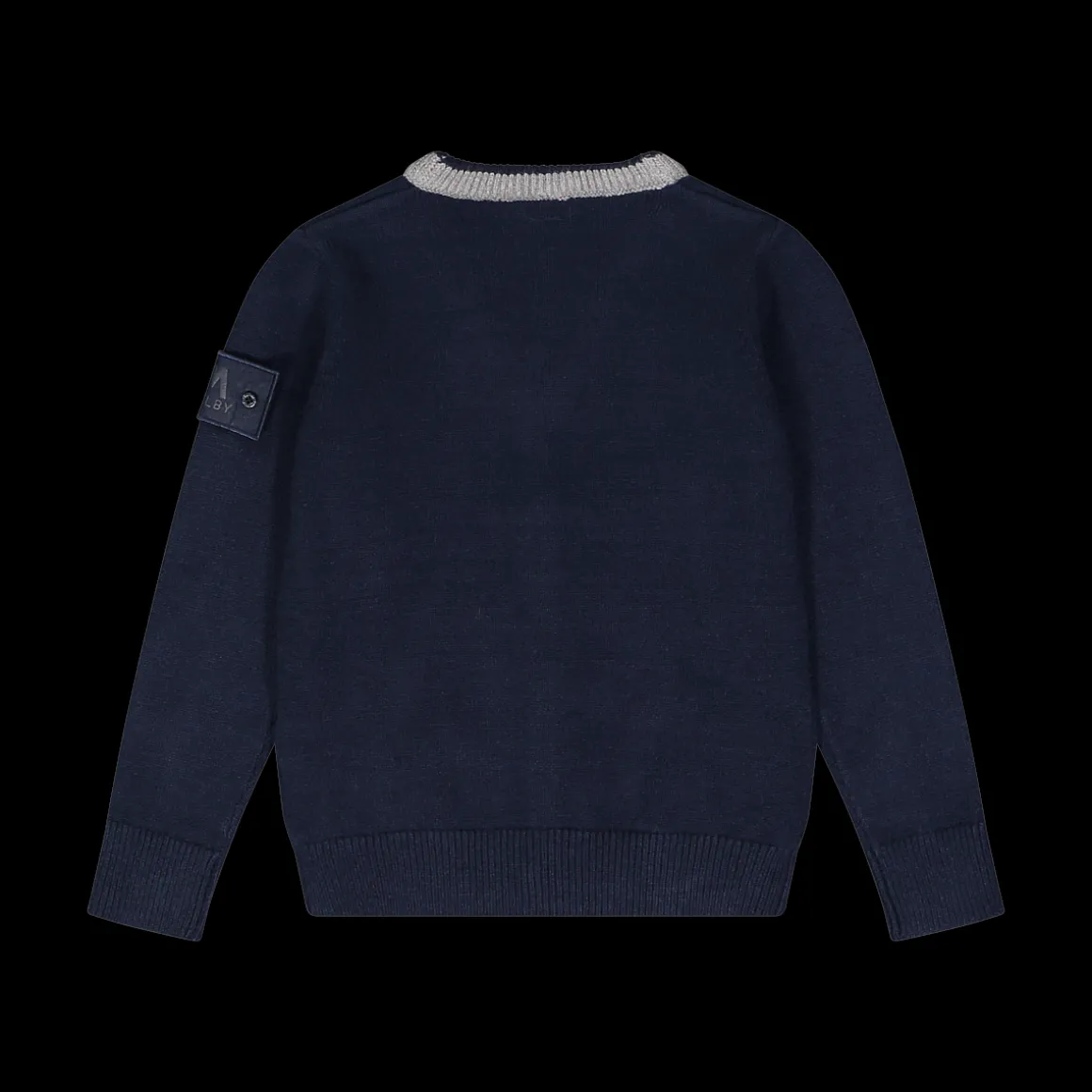 Cardigan tricot con trecce per ragazzo