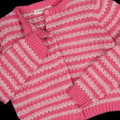 Cardigan tricot da bambina con bottoni