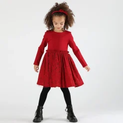 Cerchietto fermacapelli natalizio da bambina