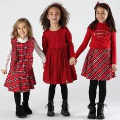 Cerchietto fermacapelli natalizio da bambina