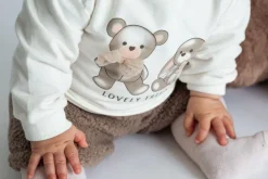 Completo 2 pezzi maglia e shorts per neonata