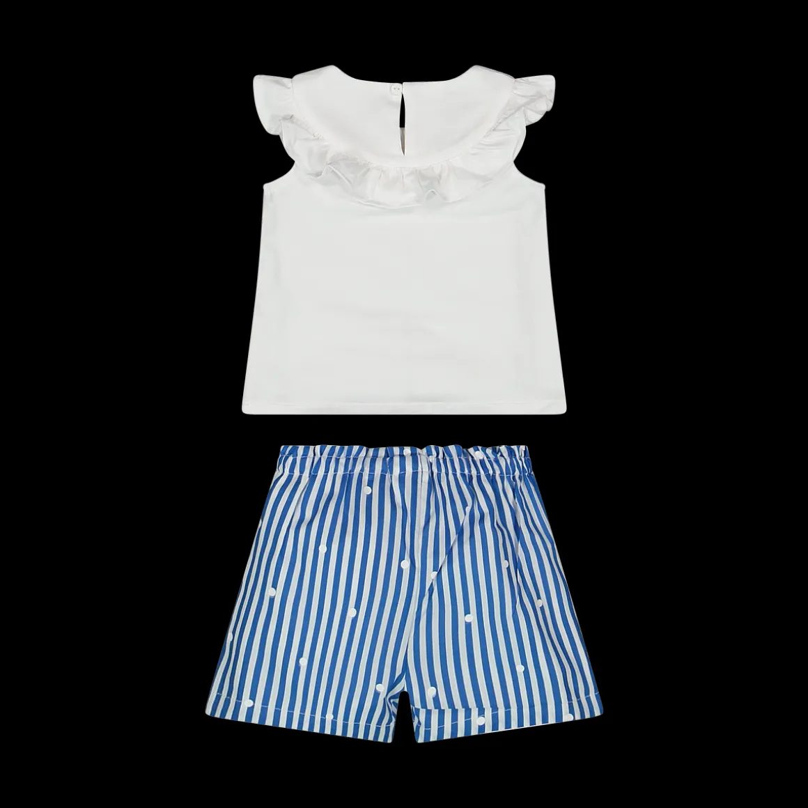 Completo blusa e shorts da bambina