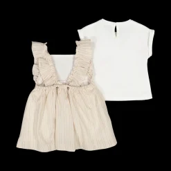 Completo con abito per neonata