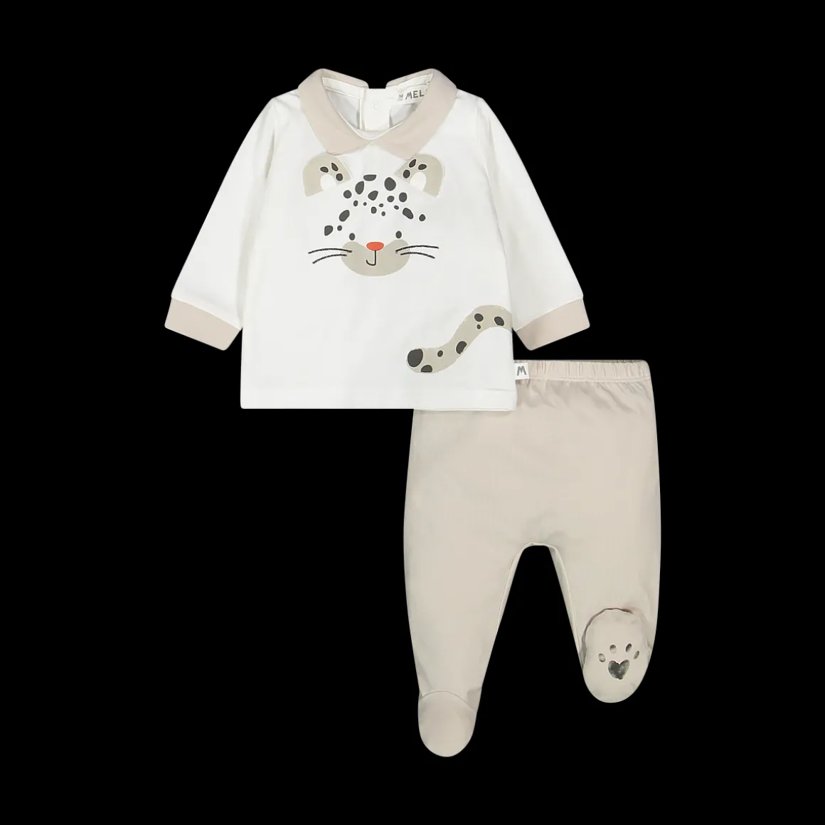Completo con baby giaguaro per neonato