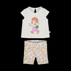 Completo con pantalone cislista per neonata
