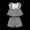 Completo corto due pezzi bambina.