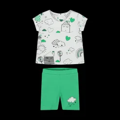 Completo corto due pezzi bambina