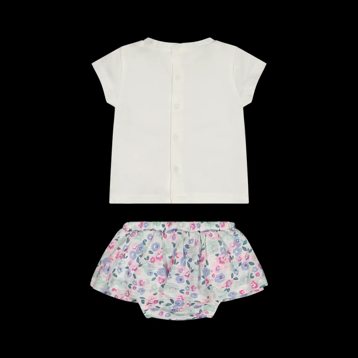 Completo corto due pezzi bambina.