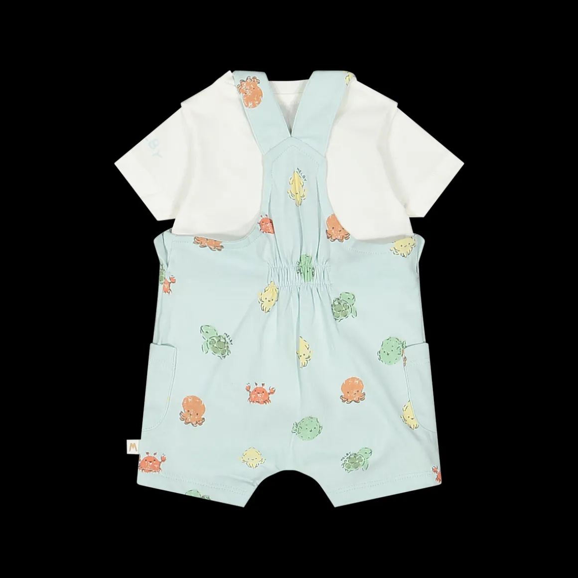 Completo in jersey bio per neonato