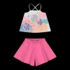 Completo in jersey stretch per bambina