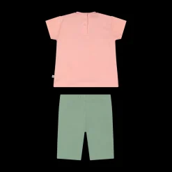 Completo in jersey stretch da bambina