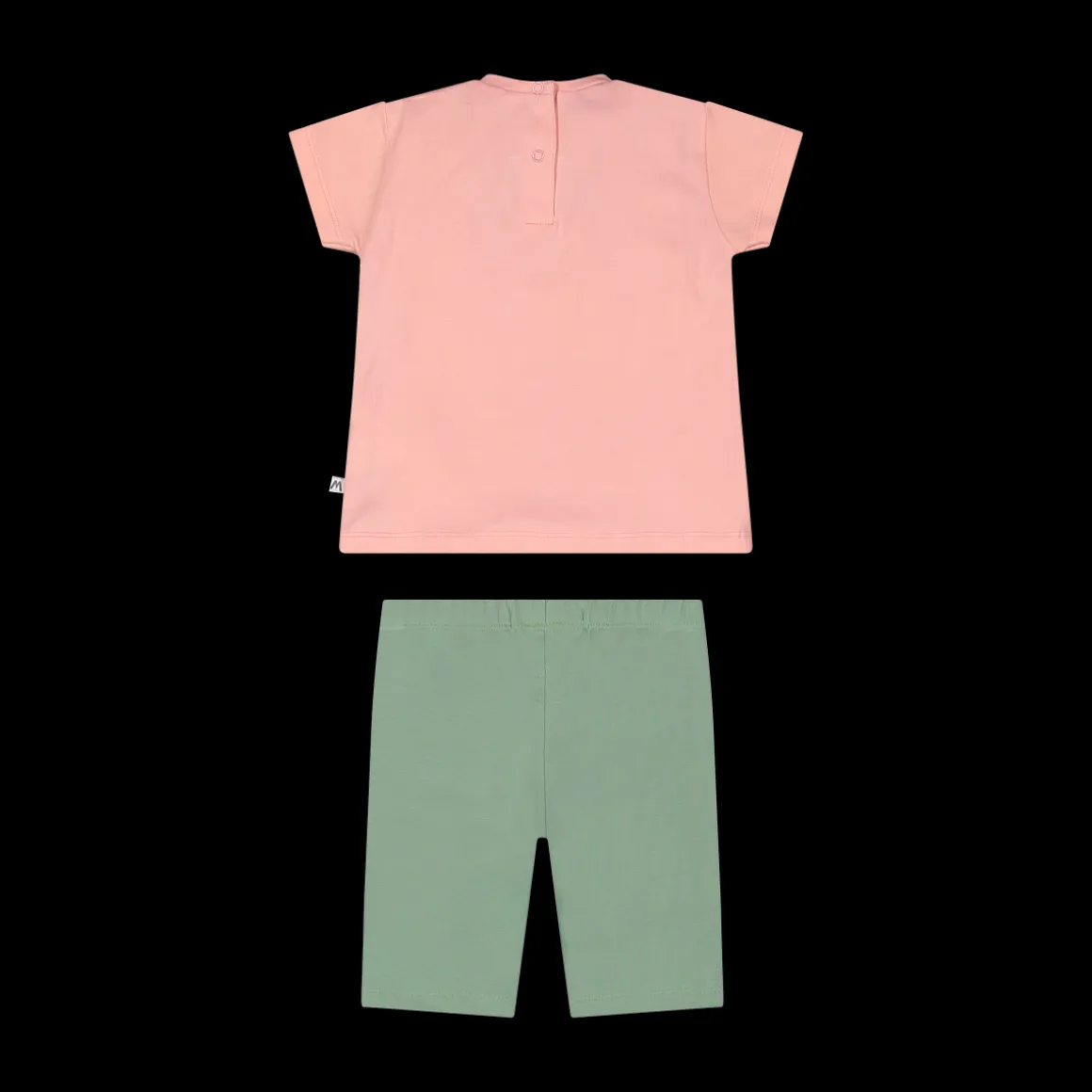 Completo in jersey stretch da bambina