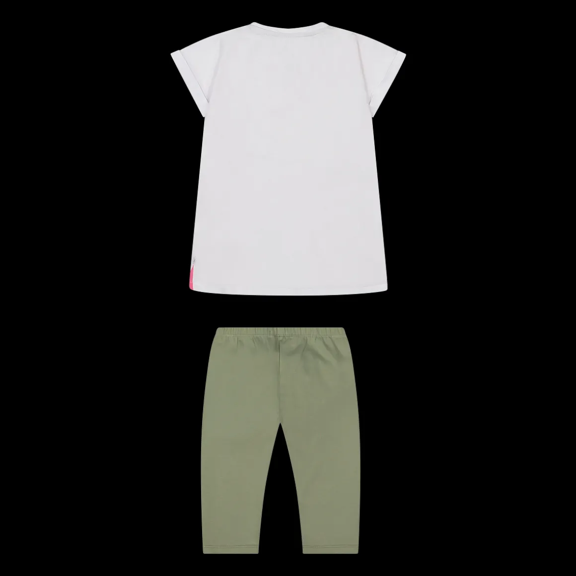 Completo in jersey stretch da bambina