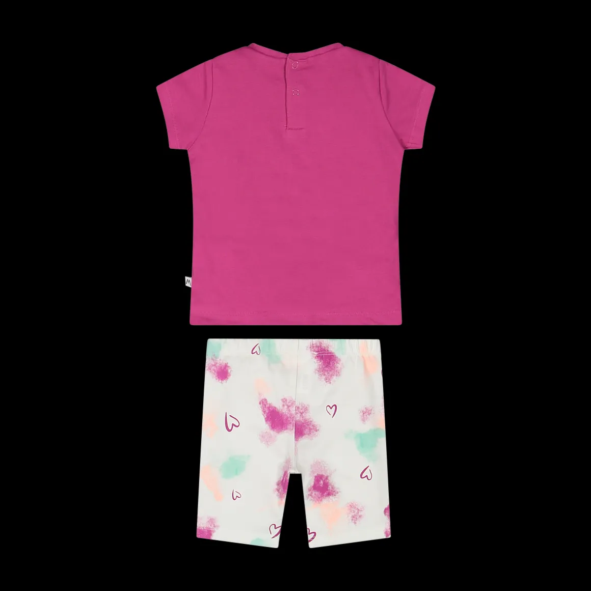 Completo in jersey stretch da bambina