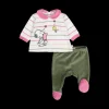 Completo newborn in ciniglia misto cotone