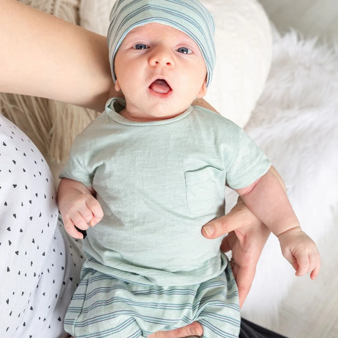 Completo newborn in jersey malfilé