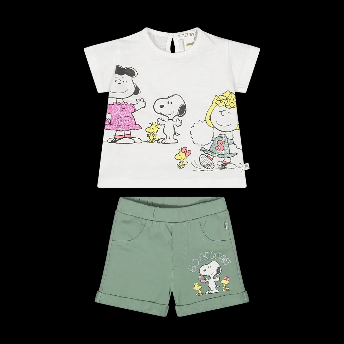 Completo Peanuts per neonata
