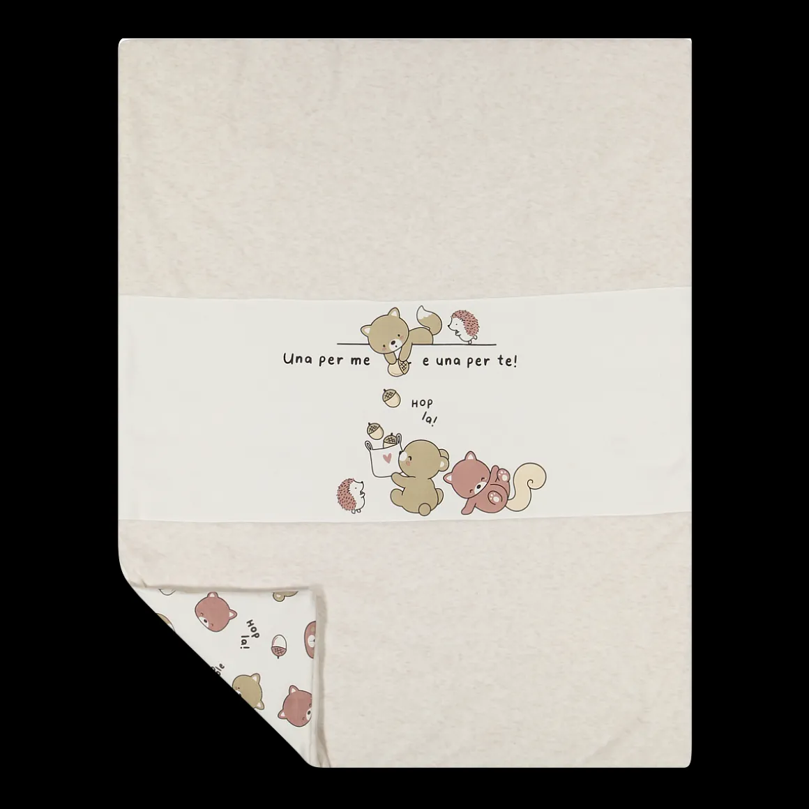 Copertina in ciniglia misto cotone unisex