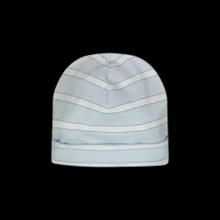 Cuffietta a righe azzurre e bianche unisex