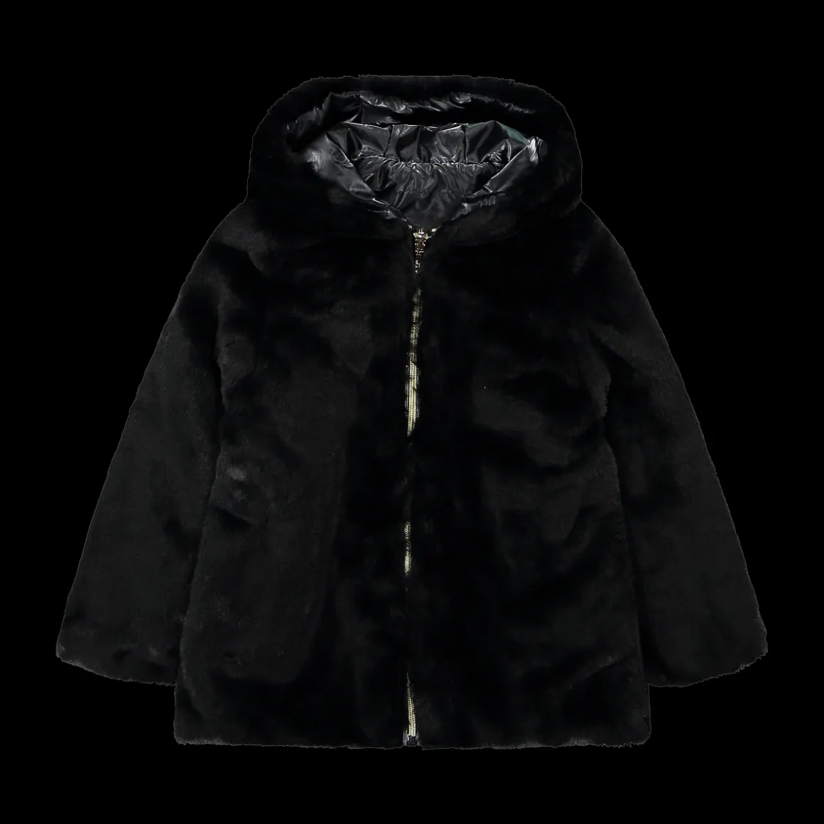 Ecopelliccia reversibile bambina