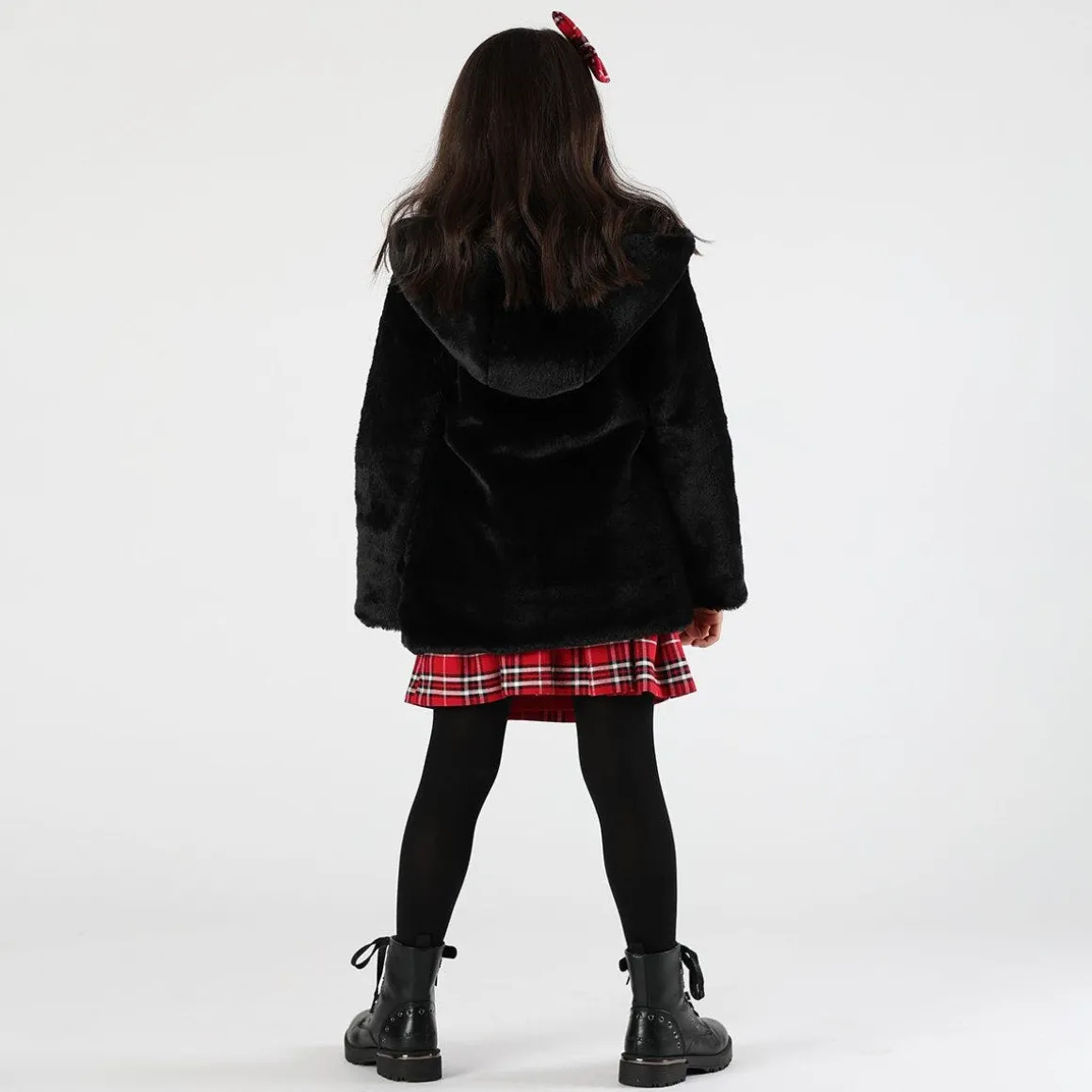Ecopelliccia reversibile bambina