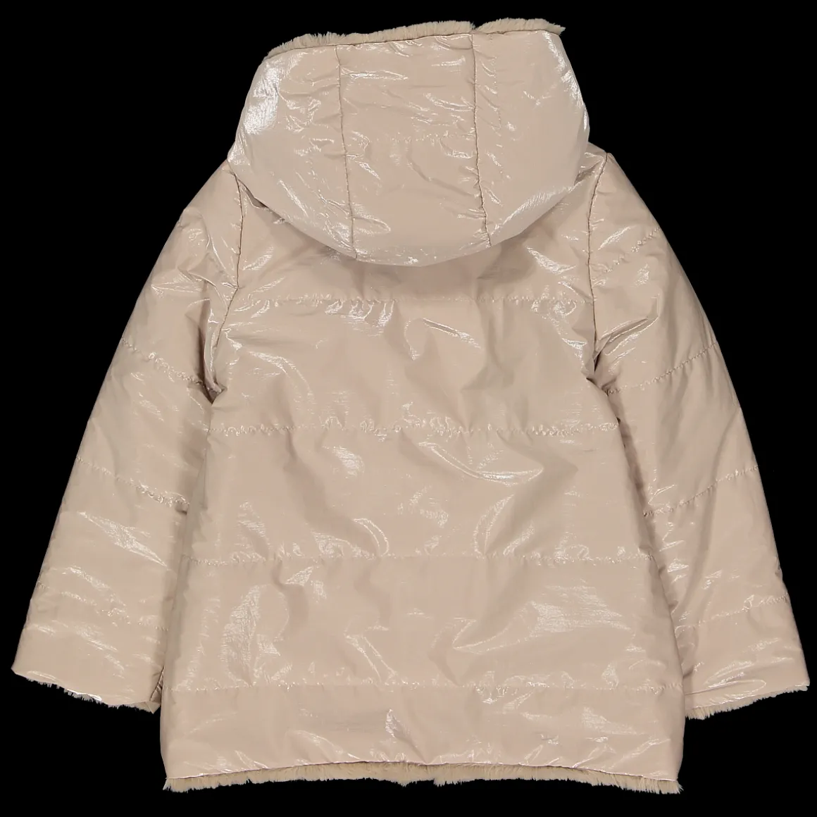 Ecopelliccia reversibile bambina