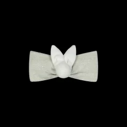 Fascetta in ciniglia lurex per neonata