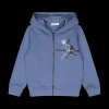 Felpa con cappuccio tema basket per bambino