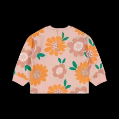 Felpa con fiori per bambina