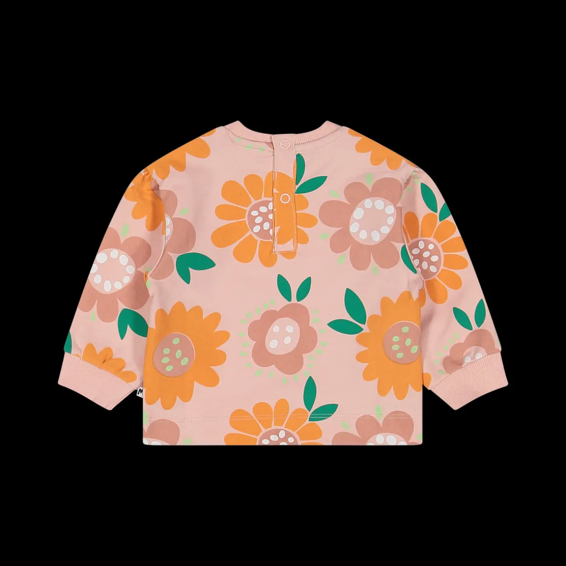 Felpa con fiori per neonata