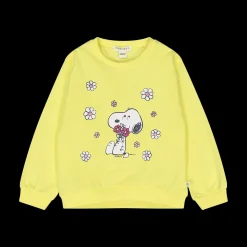 Felpa con stampa Snoopy da bambina