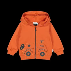 Felpa con zip e cappuccio da bambino