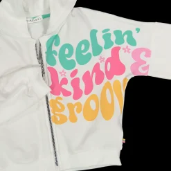 Felpa con zip e cappuccio da bambina