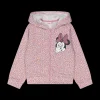 Felpa con zip e stampa Disney da bambina