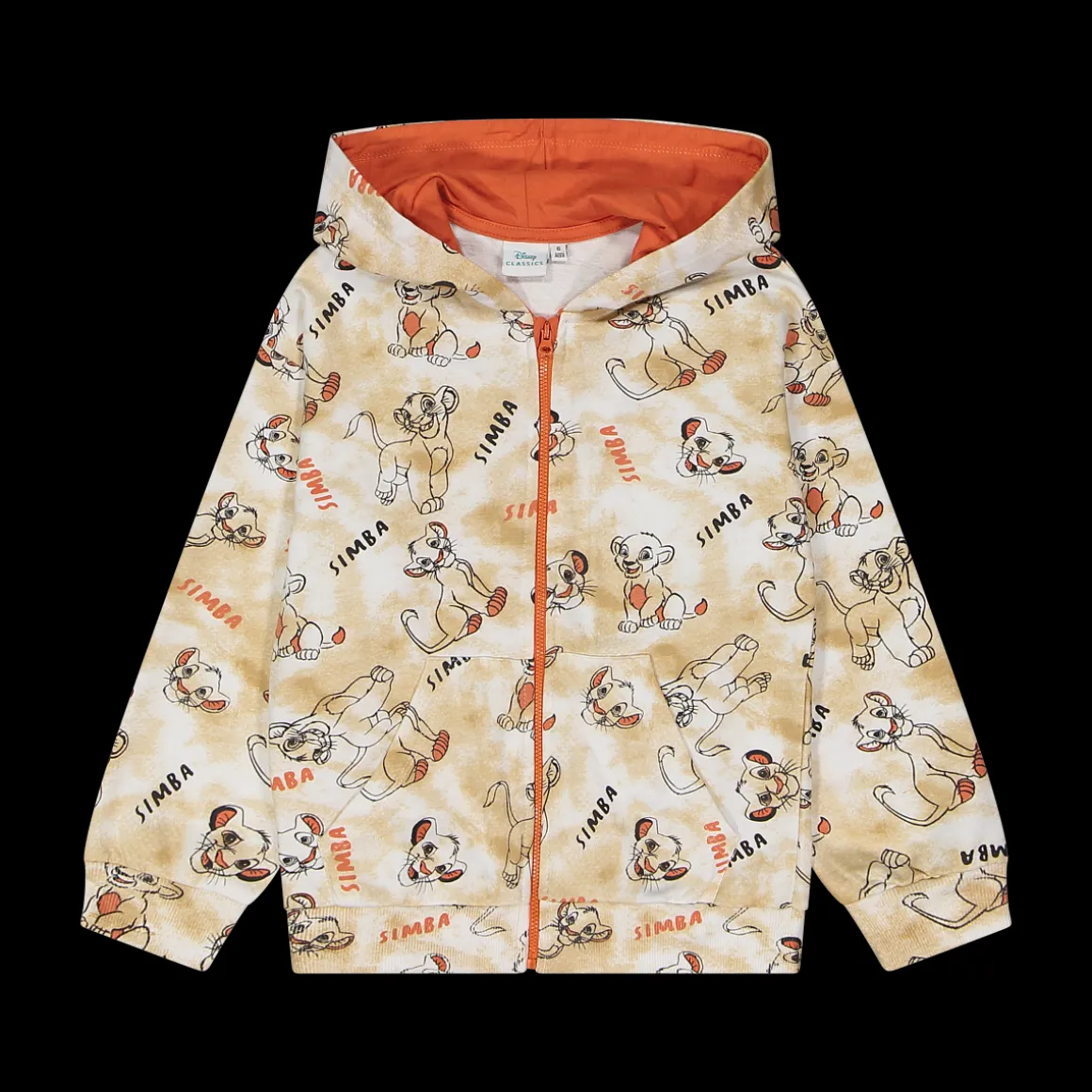 Felpa da bambino con stampa all over Disney