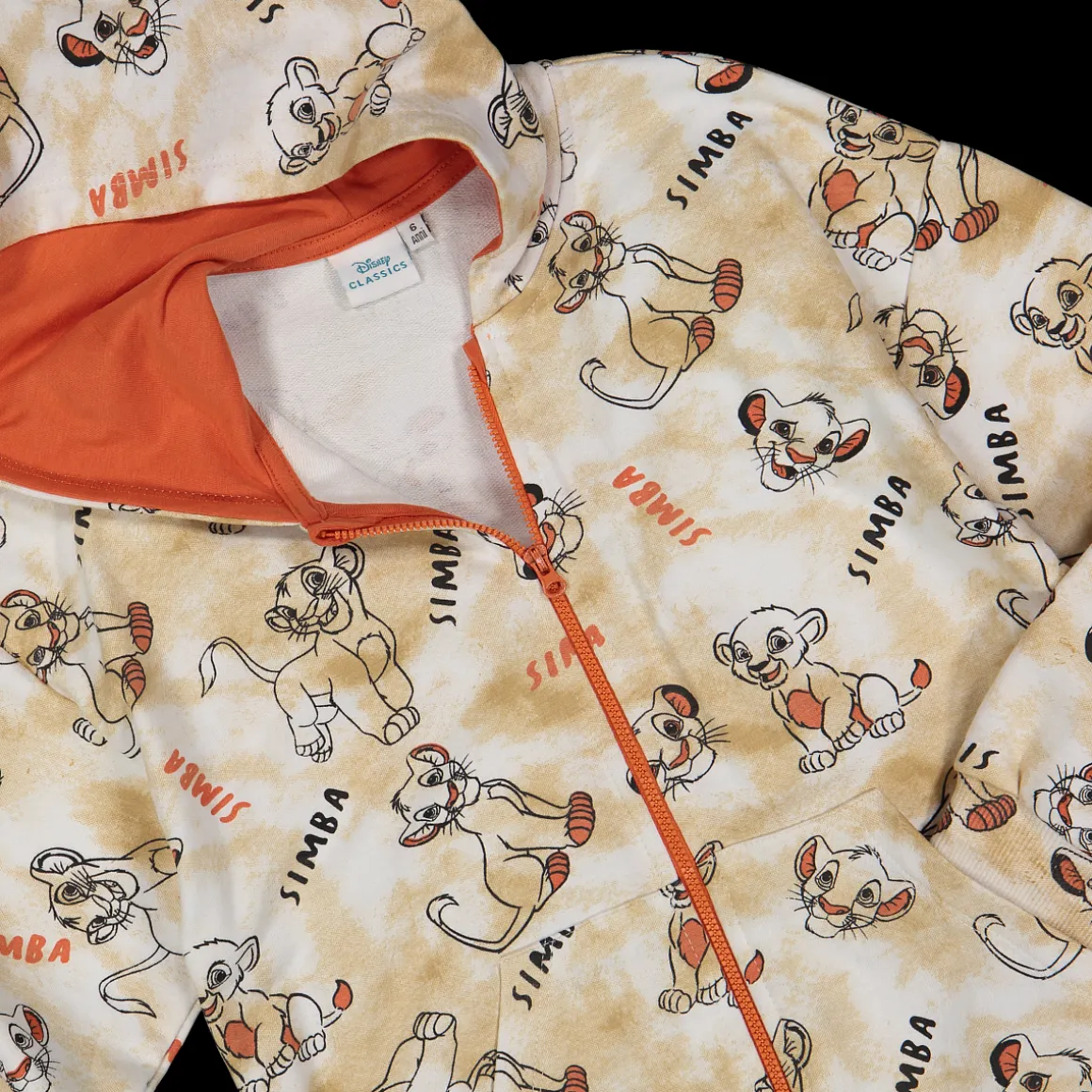 Felpa da bambino con stampa all over Disney