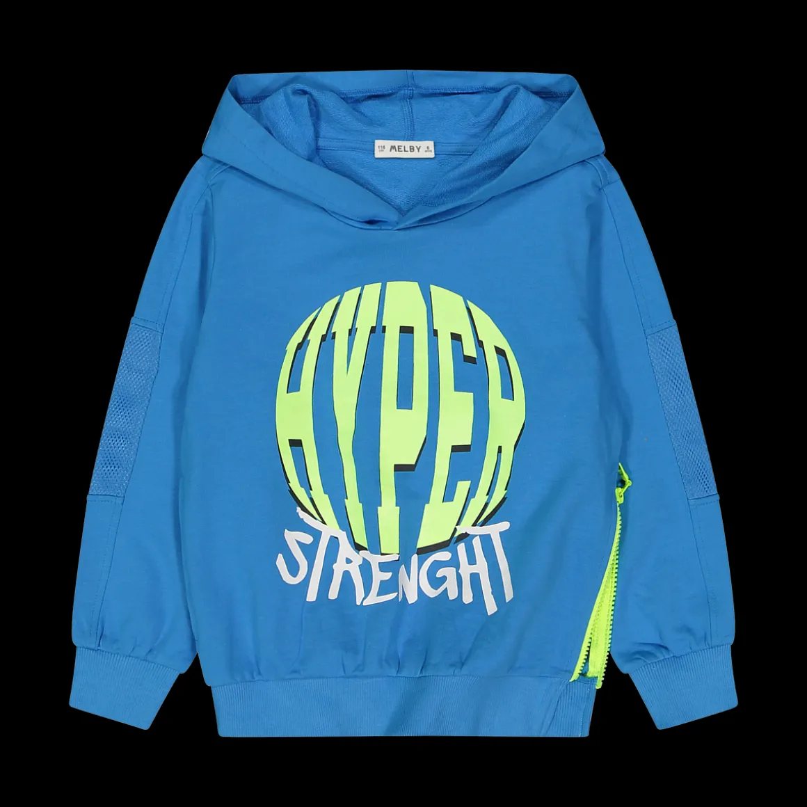 Felpa da bambino con zip laterale