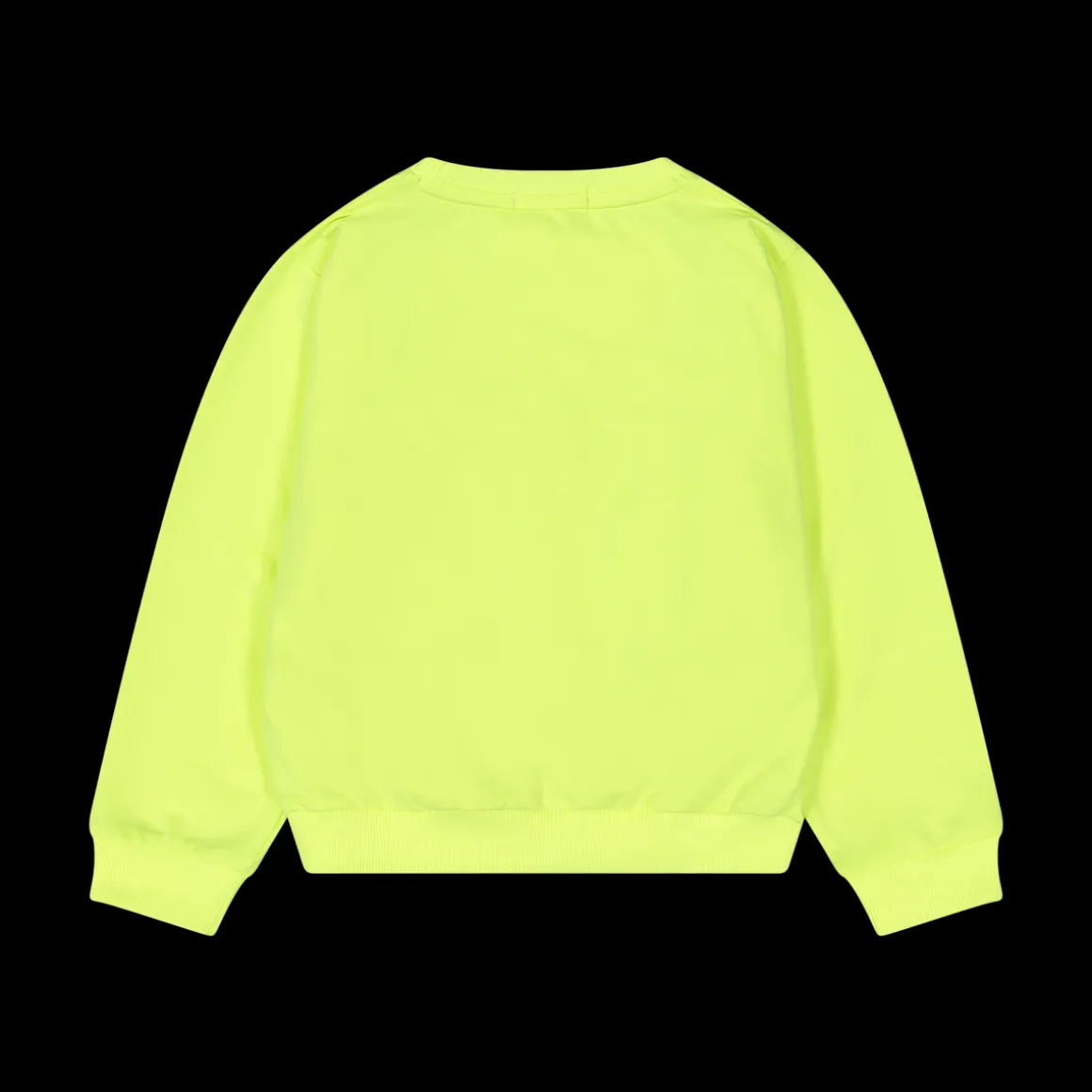 Felpa fluo con stampa da bambina