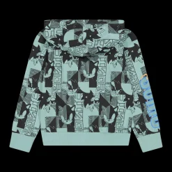 Felpa full zip con cappuccio per bambino