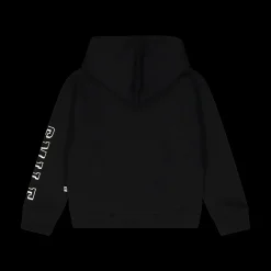 Felpa full zip con scritte per ragazza