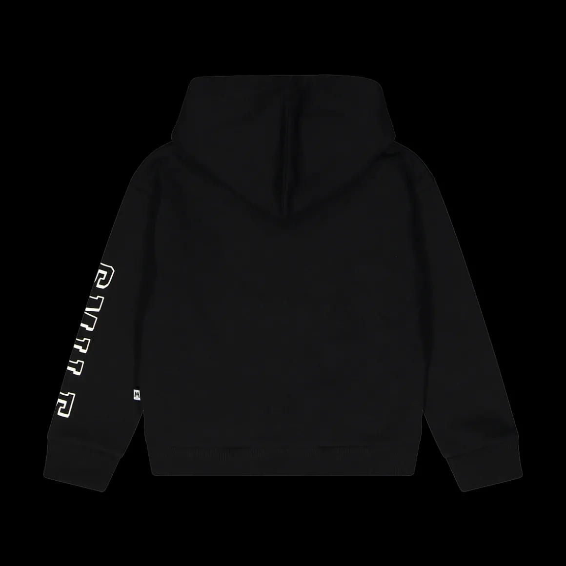 Felpa full zip con scritte per ragazza