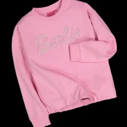 Felpa girocollo Barbie da bambina