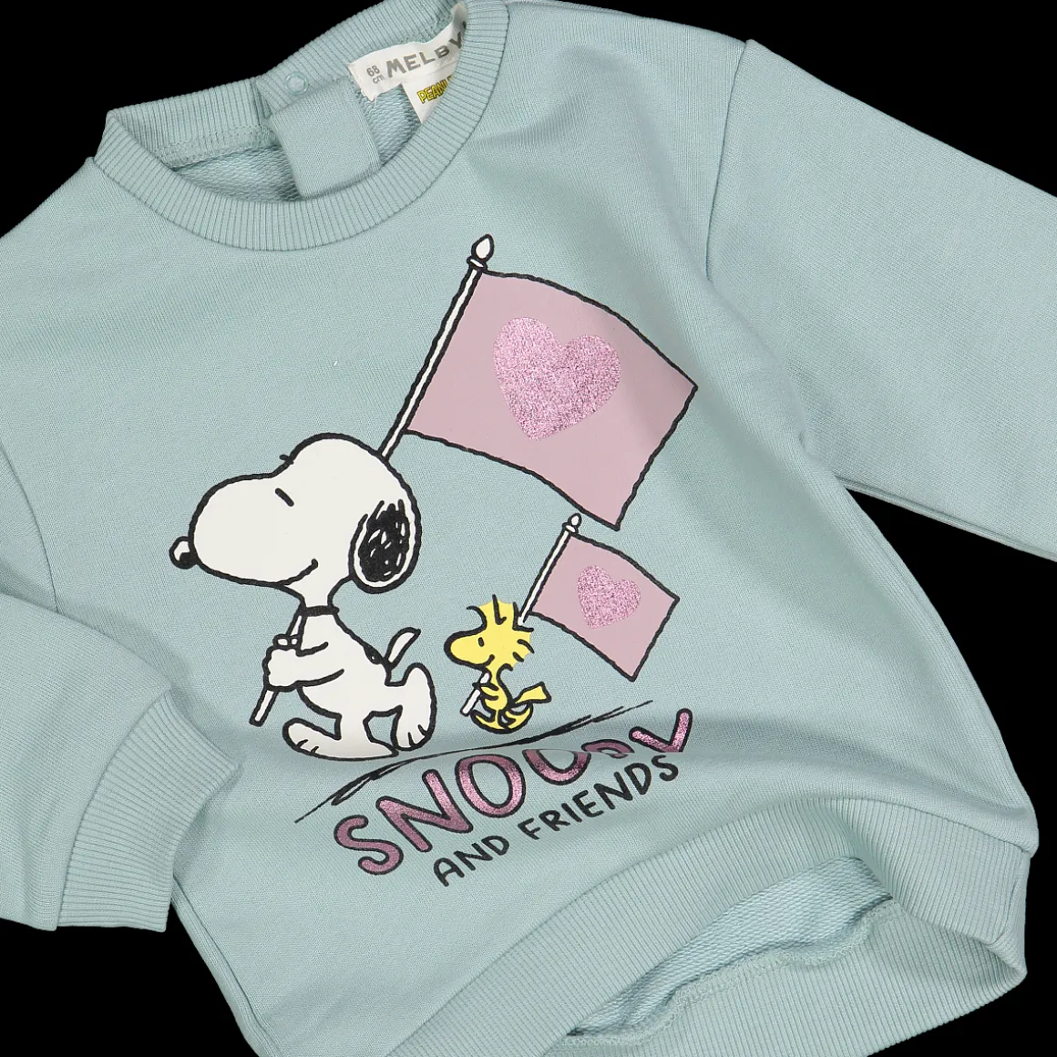 Felpa girocollo Snoopy da bambina