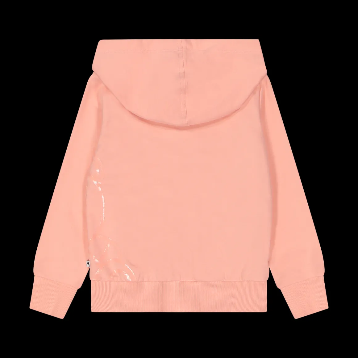 Felpa manica lunga con cappuccio e zip da bambina