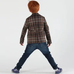 Giacca bambino a quadri