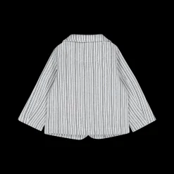 Giacca blazer in tessuto misto lino bambino