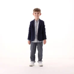 Giacca elegante in piquet per bambino