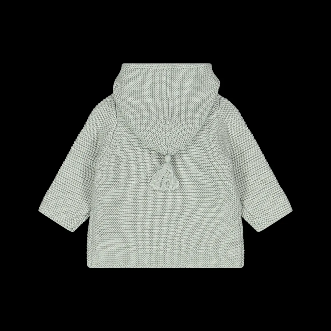 Giacca unisex newborn in tricot con cappuccio