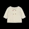 Giacchina unisex in cotone tricot per neonato